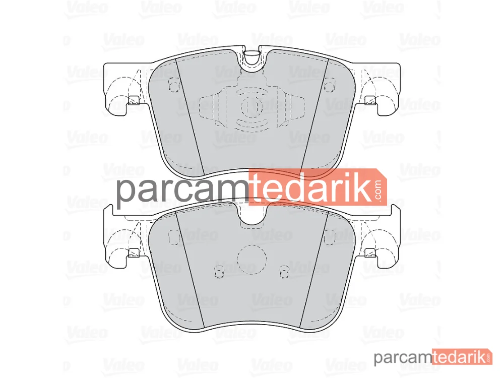 VALEO 670213 | Fren Balatası — Peugeot 5008 II, Citroen Grand C4 Spacetourer, Peugeot 3008 II Suv
